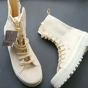 Superga Canvas Motto Boots Mens Superga 228 Cotu Canvas Green Boot | Bash main image 4